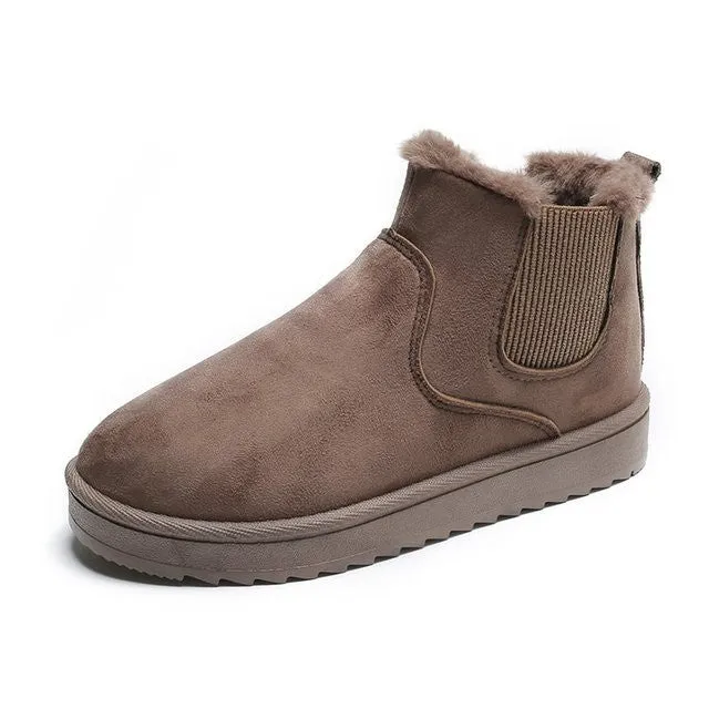 Dyavor Women Modern Orthopedic Plush Boots