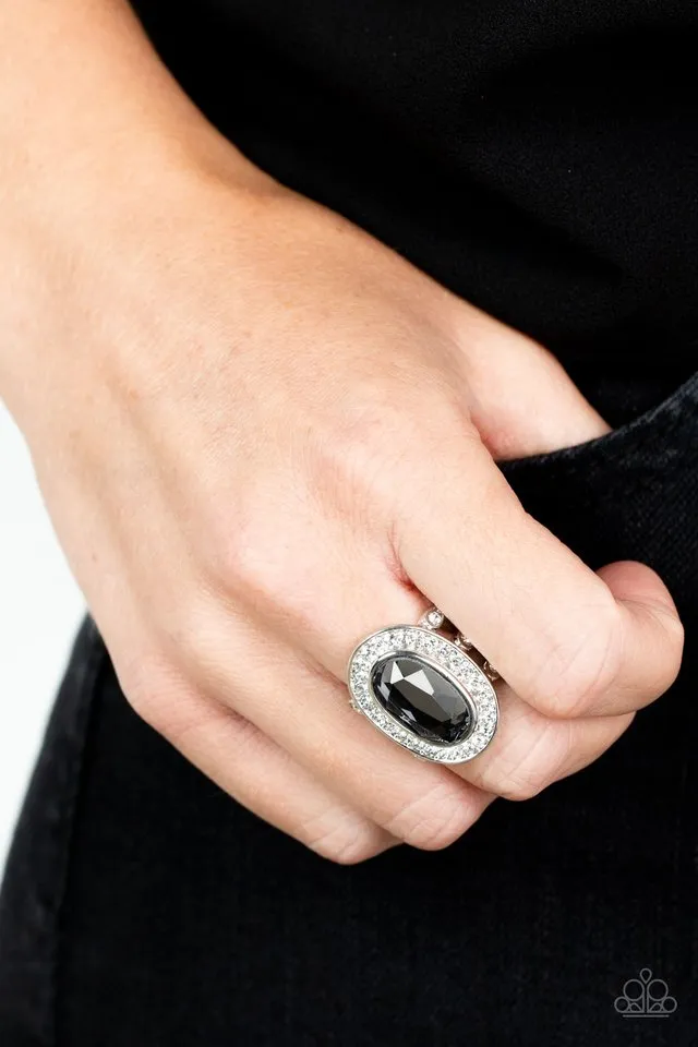 Paparazzi Ring ~ Always OVAL-achieving - Silver