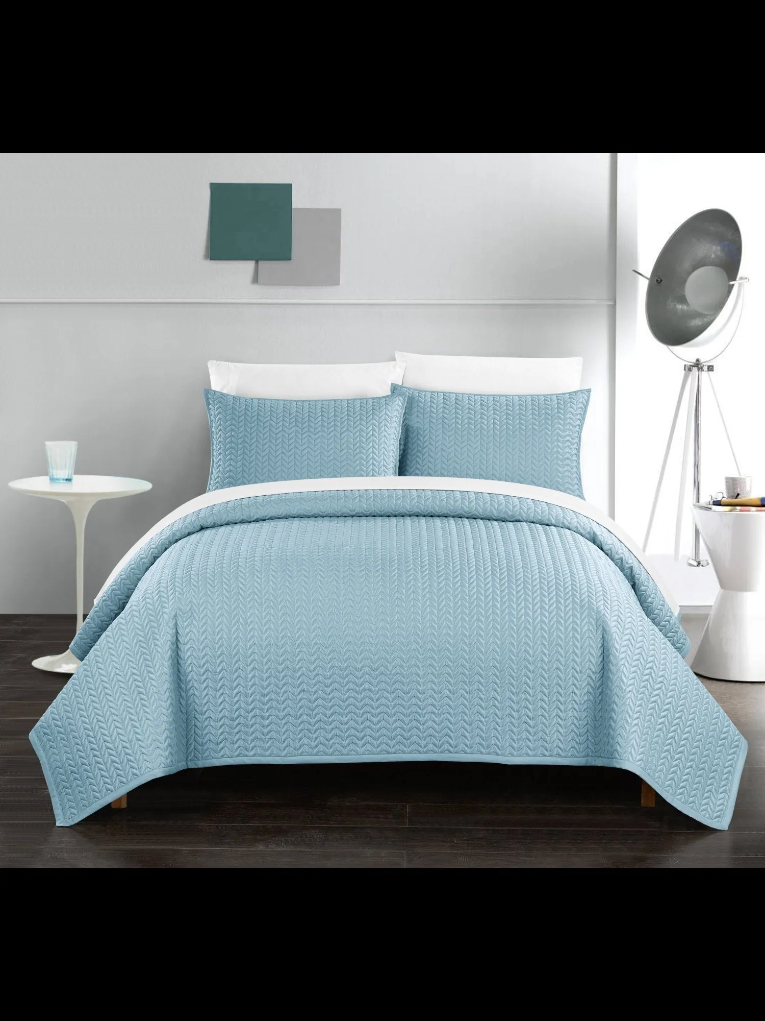 Weaverland King-Size 3-Piece Quilt Set - NY&C x Chic Home